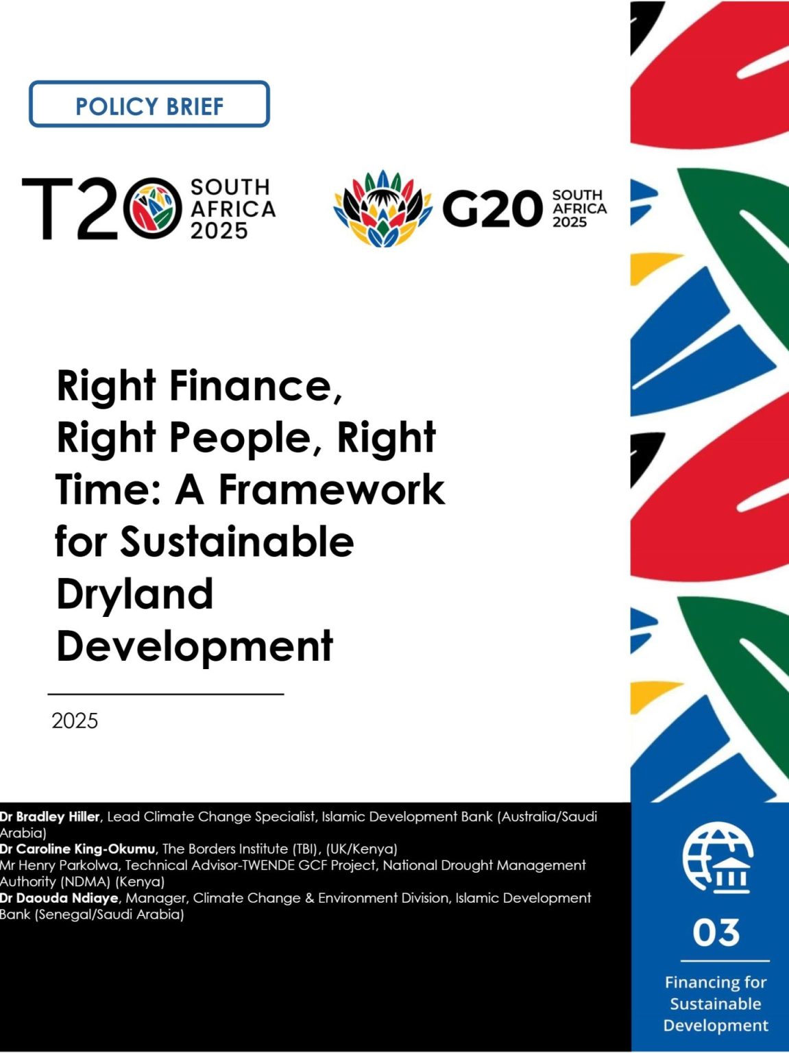 Transboundary Environmental Cooperation for Resilience to Droughts